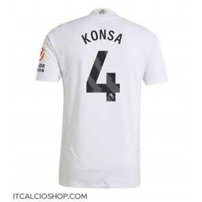 Aston Villa Ezri Konsa #4 Seconda Maglia 2024-25 Manica Corta